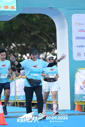 Race photo from KBP City Run 2024