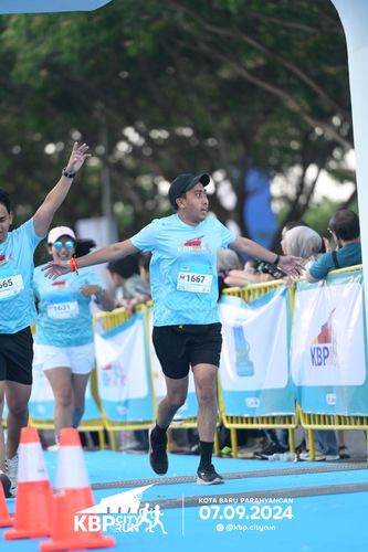 Race photo from KBP City Run 2024