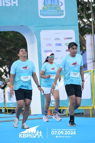 Race photo from KBP City Run 2024