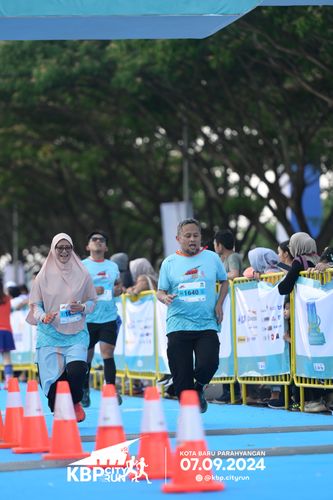 Race photo from KBP City Run 2024