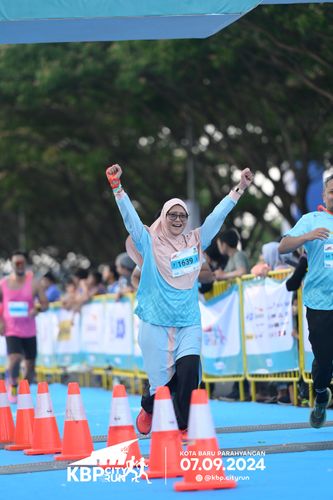 Race photo from KBP City Run 2024