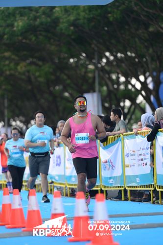 Race photo from KBP City Run 2024