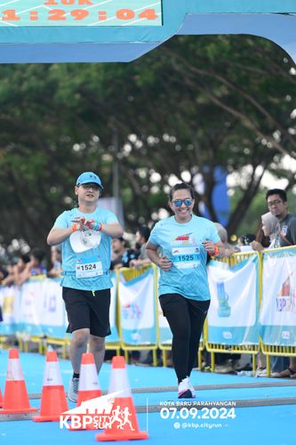 Race photo from KBP City Run 2024