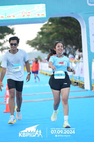 Race photo from KBP City Run 2024