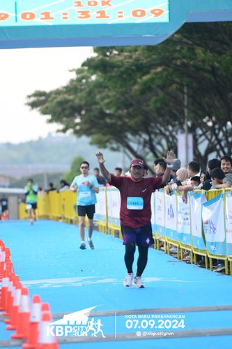Race photo from KBP City Run 2024