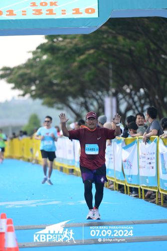 Race photo from KBP City Run 2024