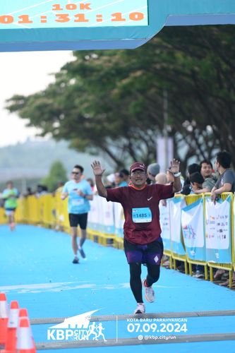 Race photo from KBP City Run 2024