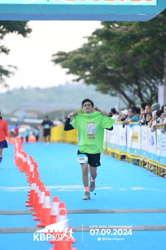 Race photo from KBP City Run 2024