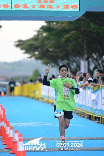 Race photo from KBP City Run 2024