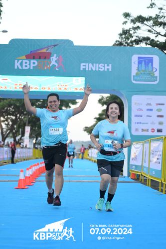 Race photo from KBP City Run 2024