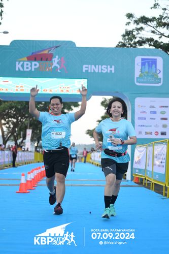 Race photo from KBP City Run 2024