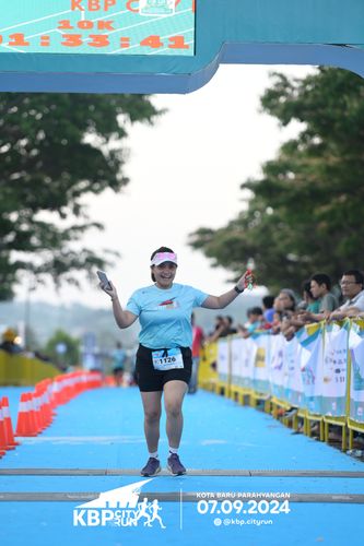 Race photo from KBP City Run 2024