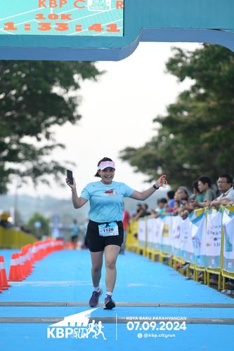 Race photo from KBP City Run 2024