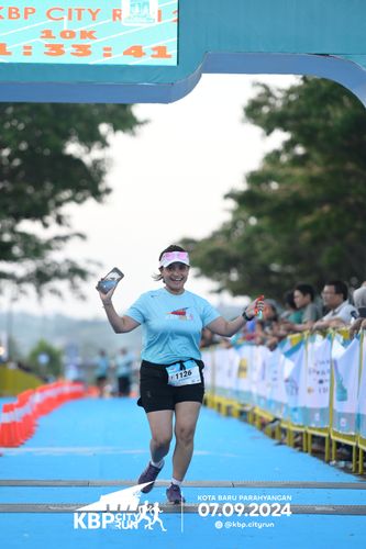 Race photo from KBP City Run 2024