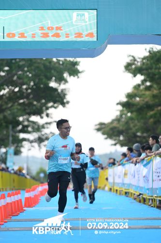 Race photo from KBP City Run 2024