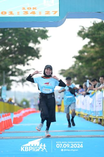 Race photo from KBP City Run 2024