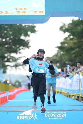 Race photo from KBP City Run 2024