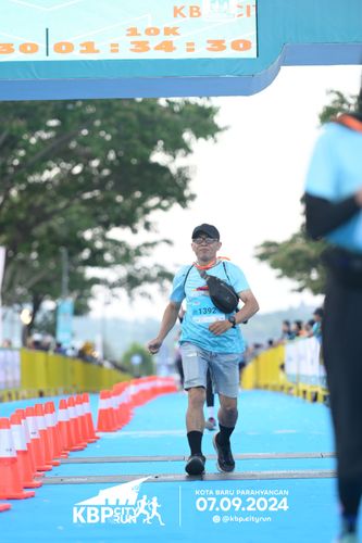 Race photo from KBP City Run 2024