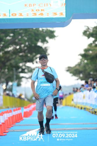 Race photo from KBP City Run 2024