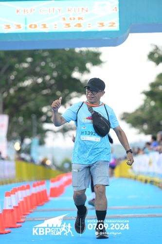 Race photo from KBP City Run 2024