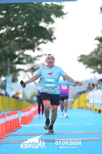 Race photo from KBP City Run 2024