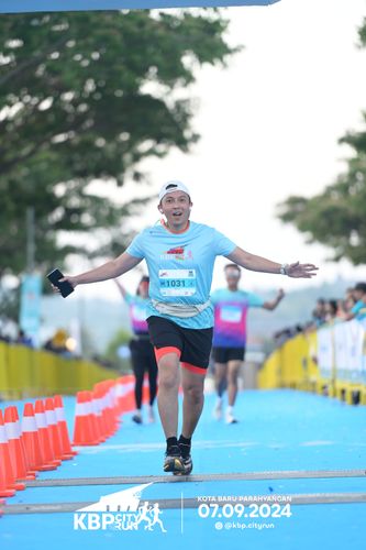 Race photo from KBP City Run 2024