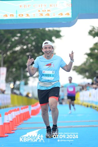 Race photo from KBP City Run 2024