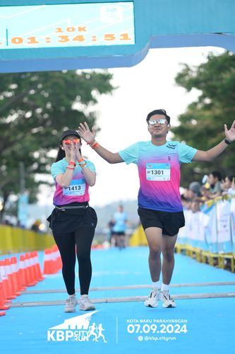 Race photo from KBP City Run 2024