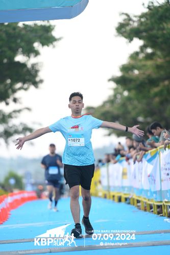 Race photo from KBP City Run 2024