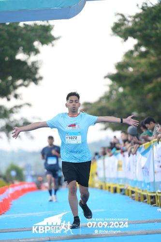 Race photo from KBP City Run 2024