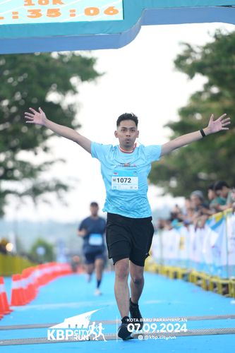 Race photo from KBP City Run 2024