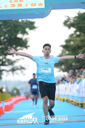 Race photo from KBP City Run 2024