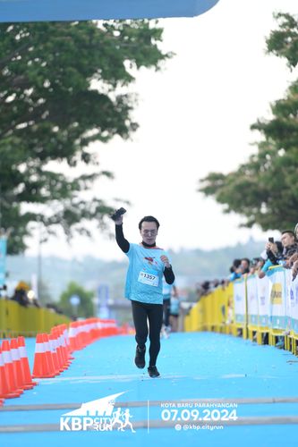 Race photo from KBP City Run 2024