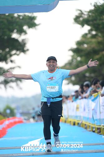 Race photo from KBP City Run 2024