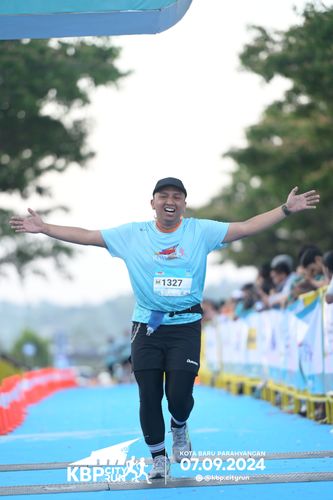 Race photo from KBP City Run 2024