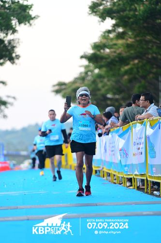 Race photo from KBP City Run 2024
