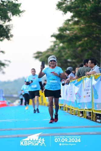 Race photo from KBP City Run 2024