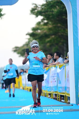 Race photo from KBP City Run 2024