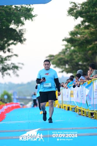 Race photo from KBP City Run 2024