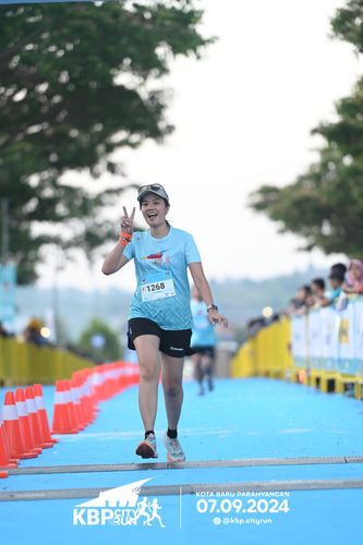 Race photo from KBP City Run 2024