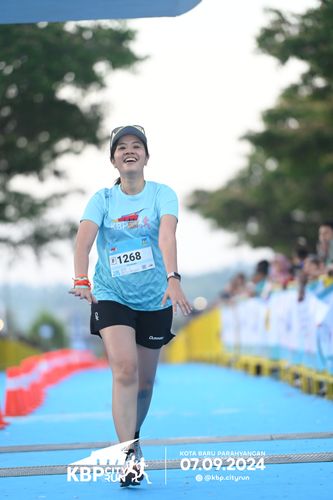 Race photo from KBP City Run 2024
