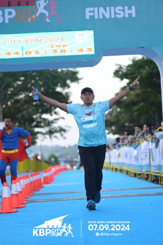 Race photo from KBP City Run 2024