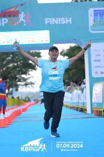 Race photo from KBP City Run 2024