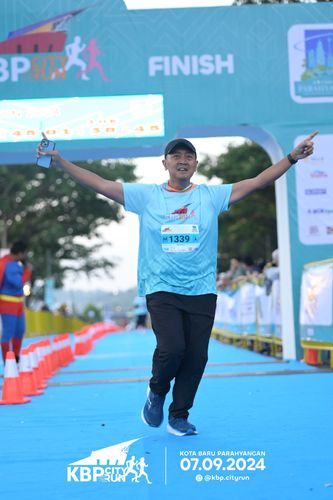 Race photo from KBP City Run 2024