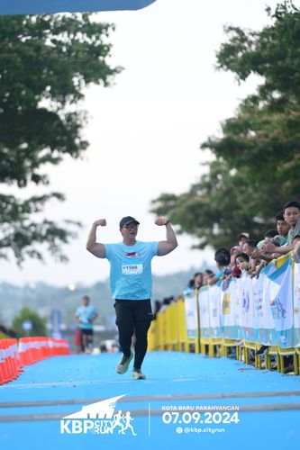 Race photo from KBP City Run 2024