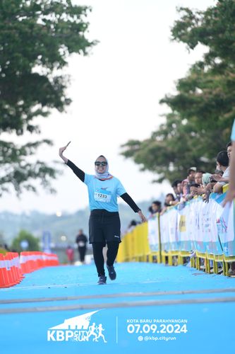 Race photo from KBP City Run 2024