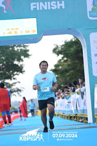 Race photo from KBP City Run 2024