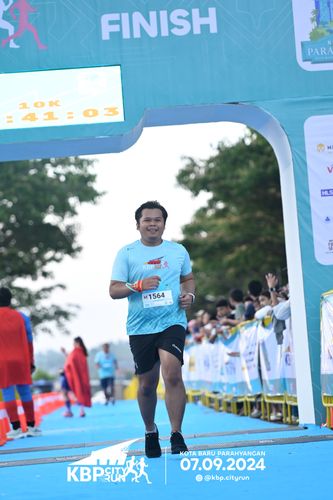 Race photo from KBP City Run 2024