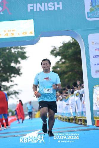 Race photo from KBP City Run 2024