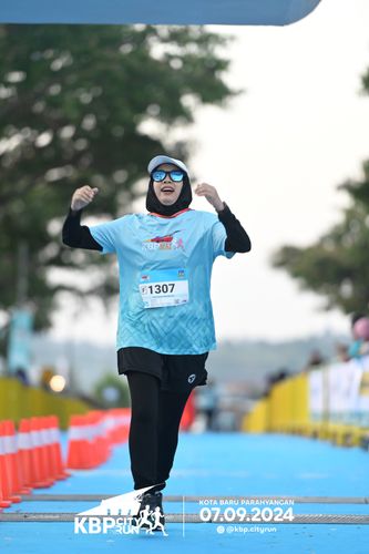 Race photo from KBP City Run 2024